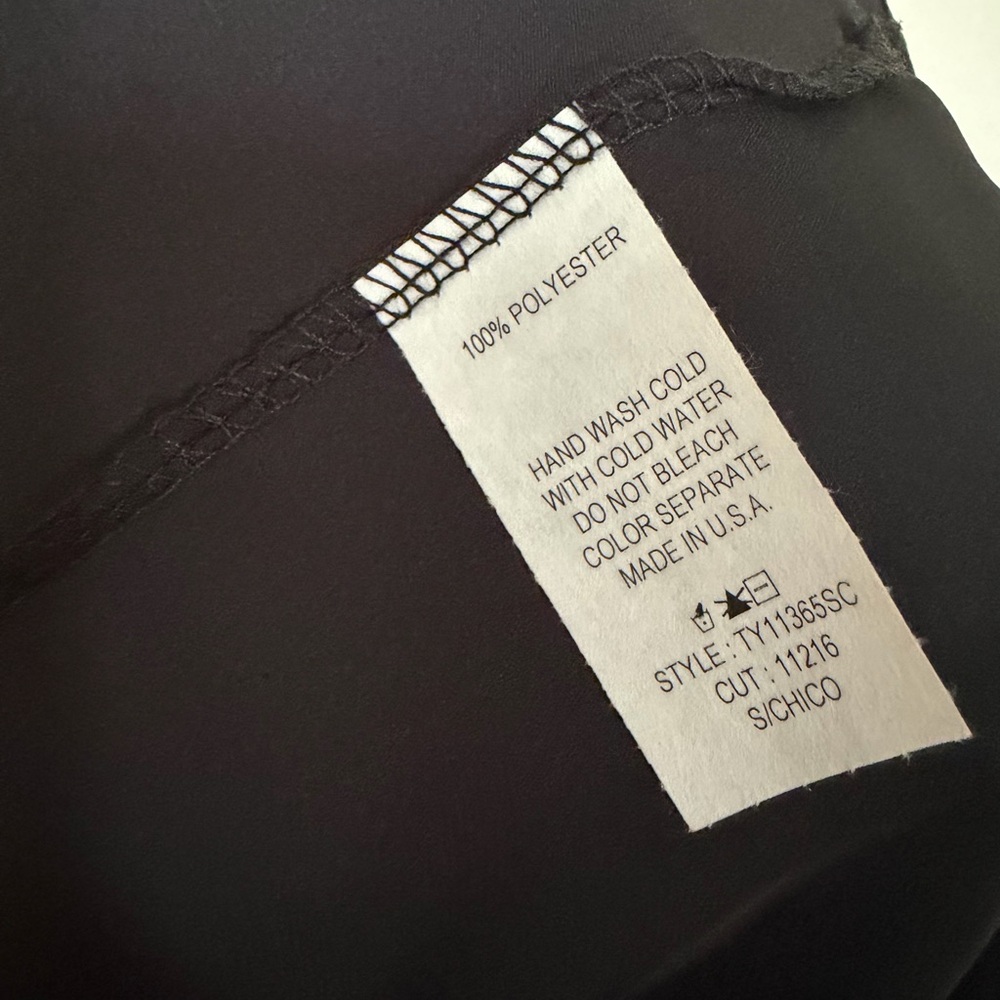 NWT Ces Femme - Black Princess Sleeve Blouse - 2 - Picture 17 of 17